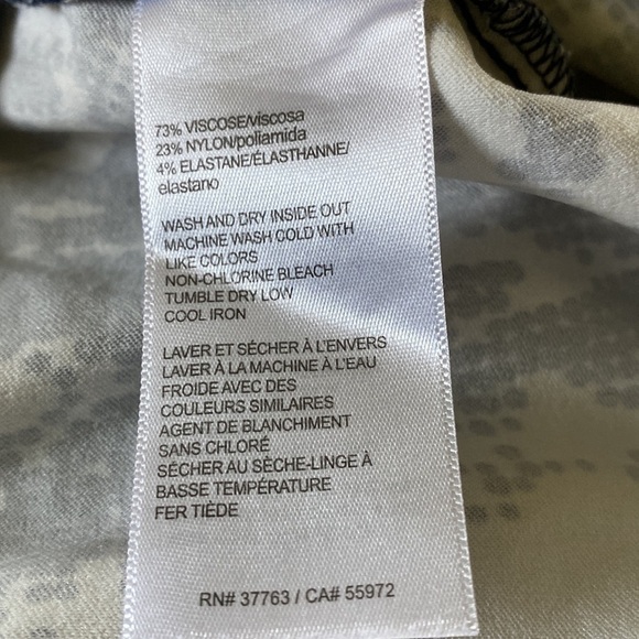 Raffaella ankle pants stretchy size 16 black white business casual - Picture 6 of 6